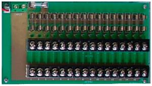 16 FUSED OUTPUTS BOARD 10-30V AC/DC